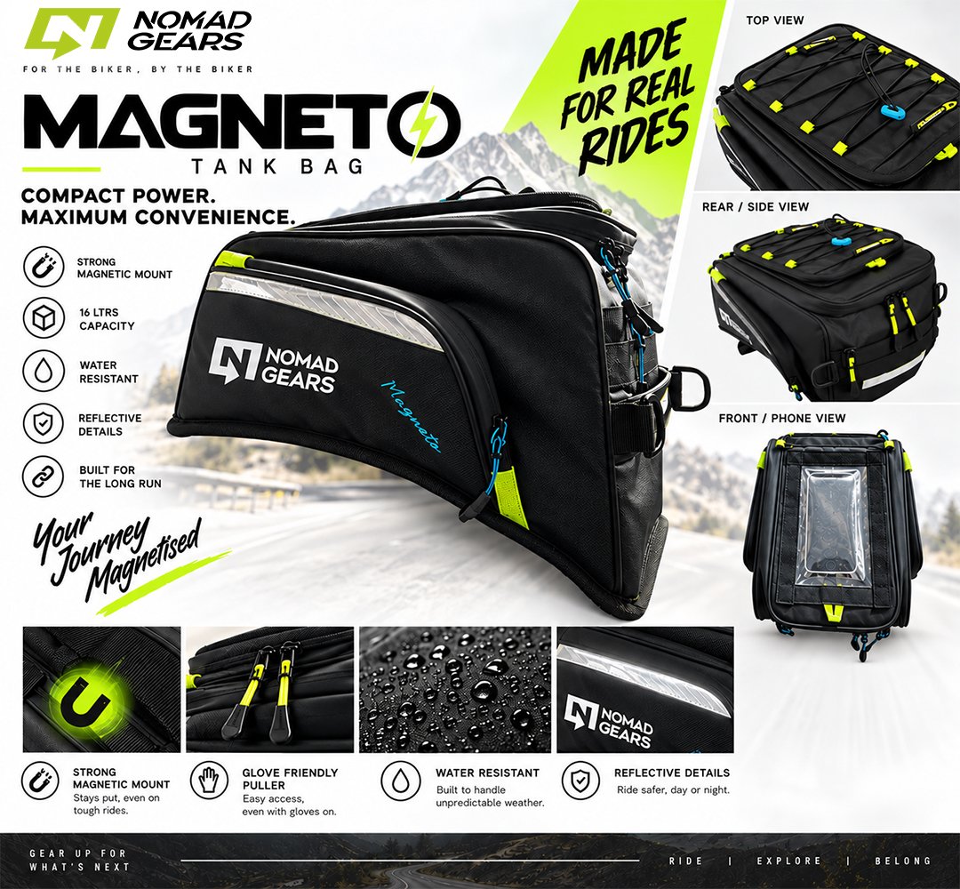 RECKI Magneto Tank Bag